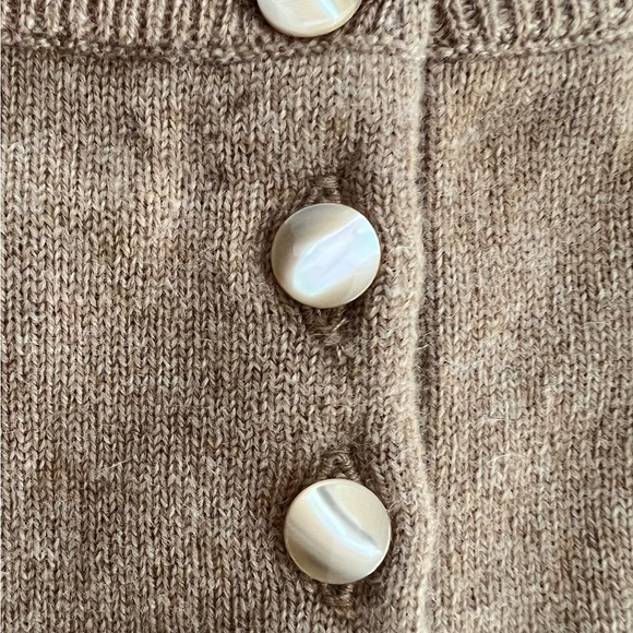 J.Crew Collection Italian Cashmere Sleeveless Sweater Vest – Camel | Size L - Picture 5 of 6